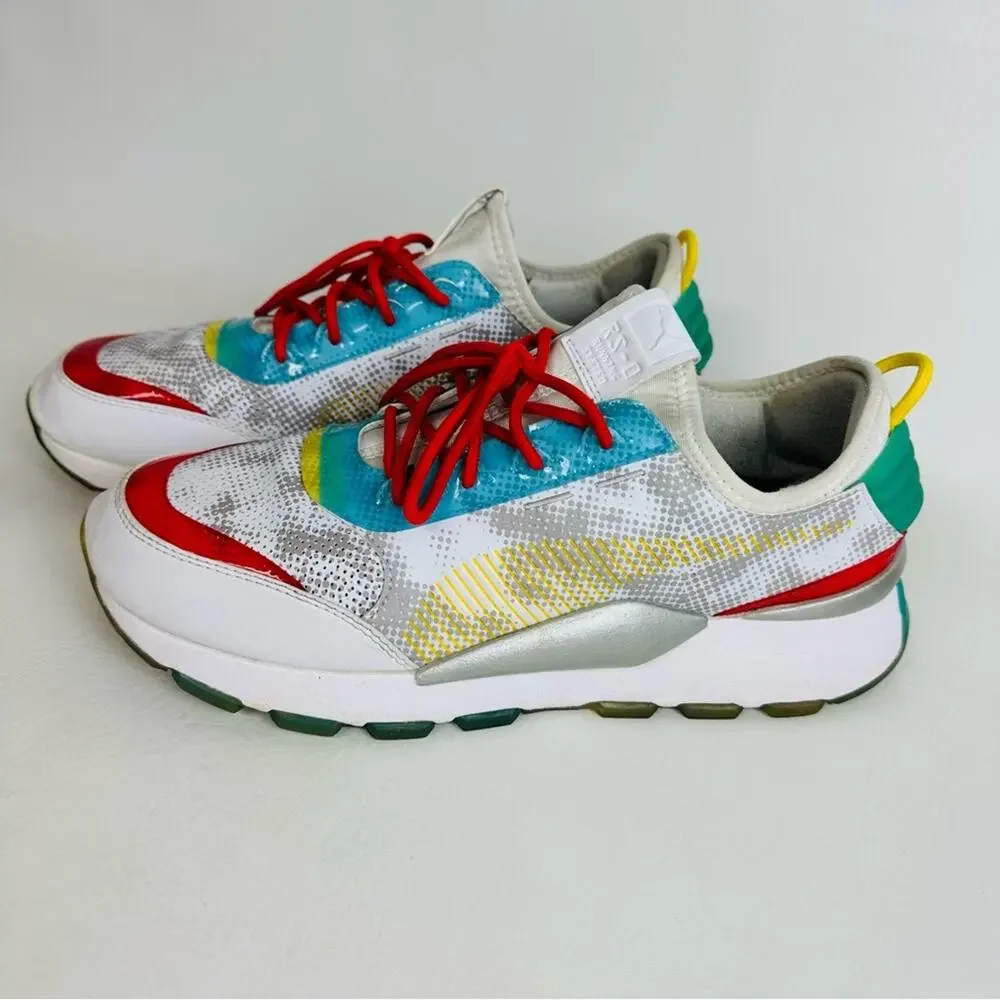 Puma Men's Running System RS-0 Optic Fiber Lace Up‎ Sneakers Multicolor Sz US9.5